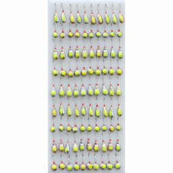 Мормышка паяная Lumicom №33/6 90шт с ф/к краун