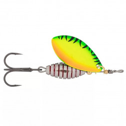 Блесна SIBBEAR вращающаяся Meteoro №2 L 55 мм, W 9.5 гр, C Fire Tiger