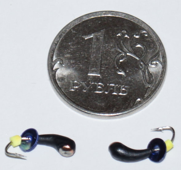 Мормышка вольфрамовая Уралка 2.5 с коронкой Медь 427