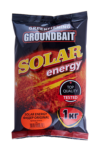 Прикормка GreenFishing Solar Energy Фидер original 1кг 777515