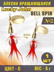 Блесна вращающаяся Lucky John BS02-G