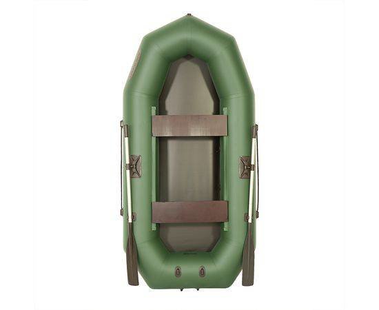 Лодка Лоцман Профи П-240-М зеленая