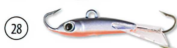 Балансир рыболовный для зимней рыбалки Spider Pro 106 35мм 5г цв.28