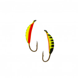 Мормышка вольфрамовая Lumicom Супербанан Ф4 покраска 322