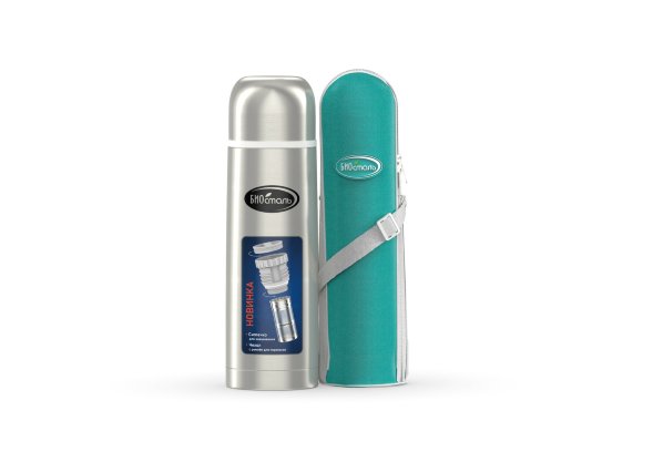 Термос BIOSTAL NB-750BZ у/г в чехле с ситечком