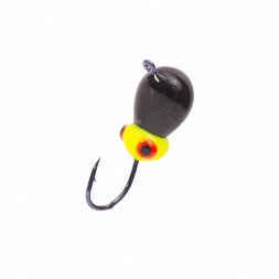 Мормышка вольфрамовая Lumicom Капля с ушком Ф2.5 обмазка жучок BL, цена за 1 шт.