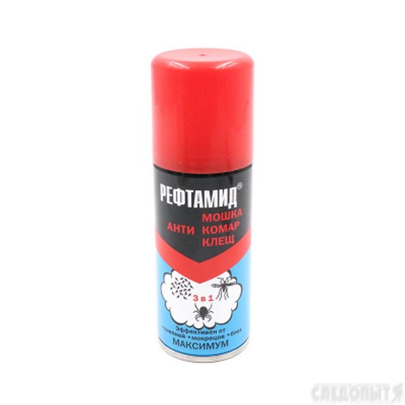 Репеллент Рефтамид Максимум 100 мл, 3 в 1 5-03.09.222.08