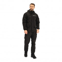 Костюм Горка-3 черный тк. смесовая рип-стоп р.60-62/170-176 Huntsman