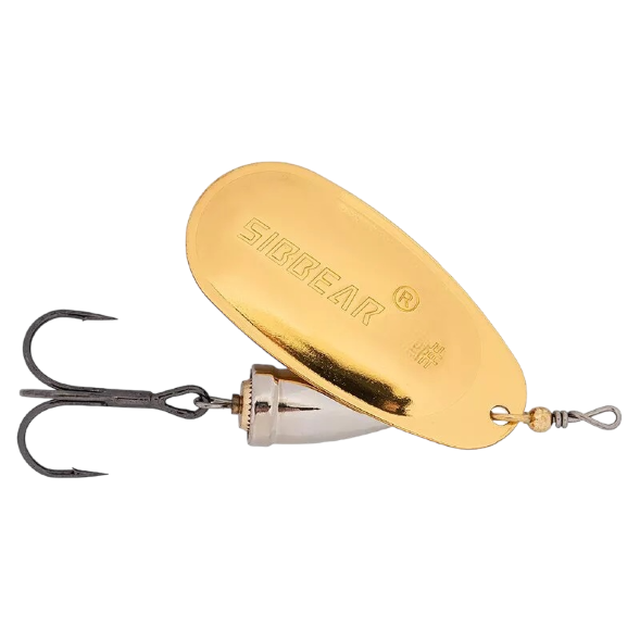 Блесна SIBBEAR вращающаяся Commeto №1 L  40 мм, W  4.0 гр, C  Brass