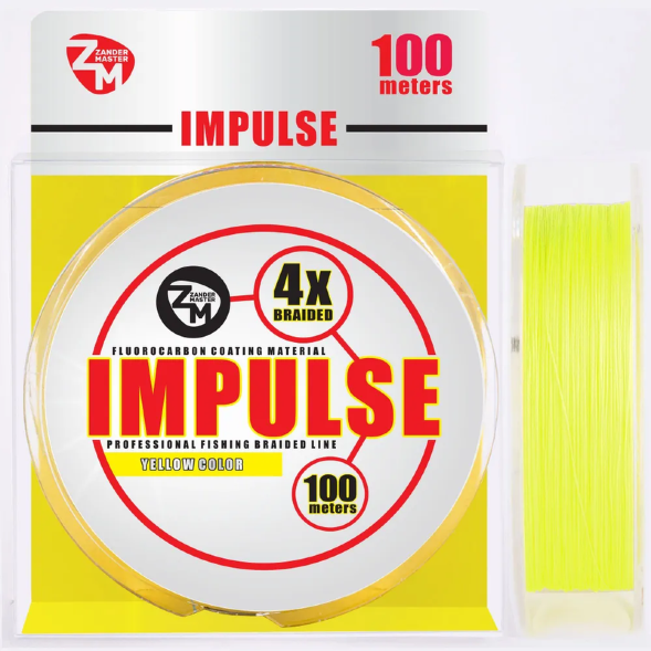 Леска плет. ZM Impuls 0.12 100м желтая